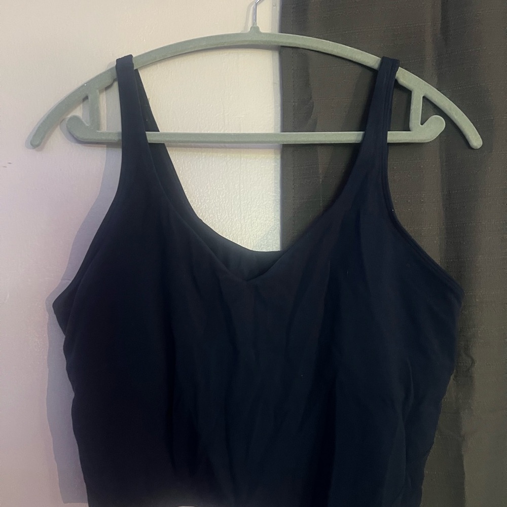 lululemon athletica Black Crop Top